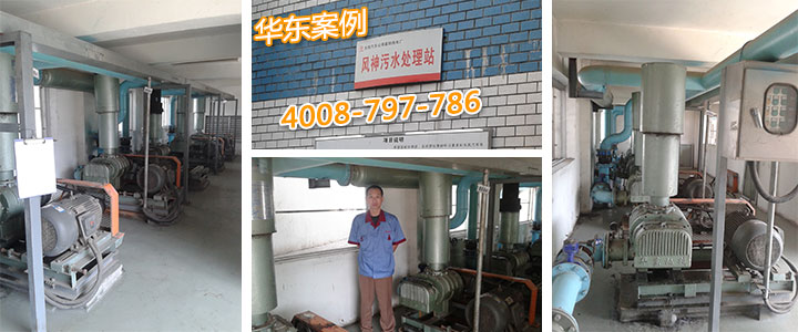 東風汽車襄陽熱電廠風神污水處理站羅茨風機運行現(xiàn)場 東風汽車襄陽熱電廠風神污水處理站羅茨風機運行現(xiàn)場